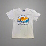 Parchment Golden Globe Mountain Montana T-Shirt by Prairie Mountain (5 sizes)