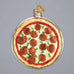 Pizza Pie Glass Ornament