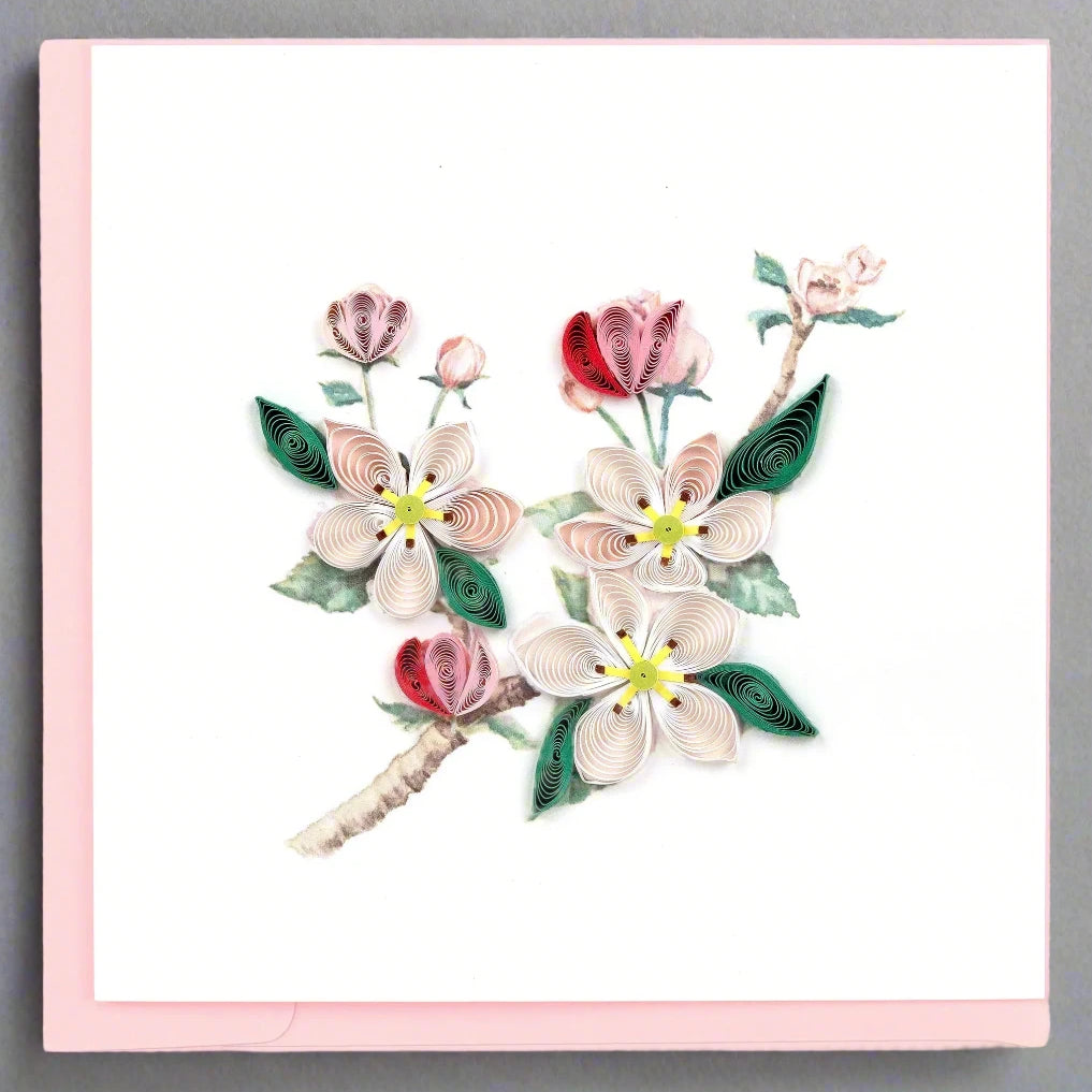 Floral Square Greeting Card by Quilling Card (17 Designs)