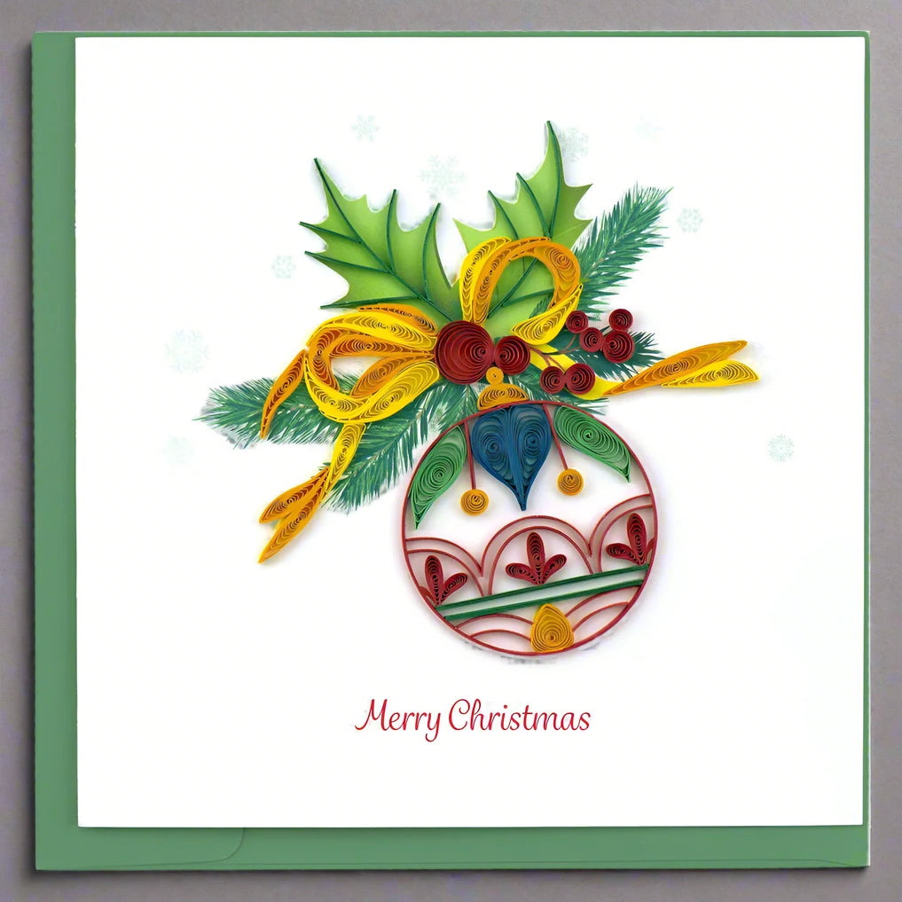 Holiday Square Card by Quilling Card (15 Styles)