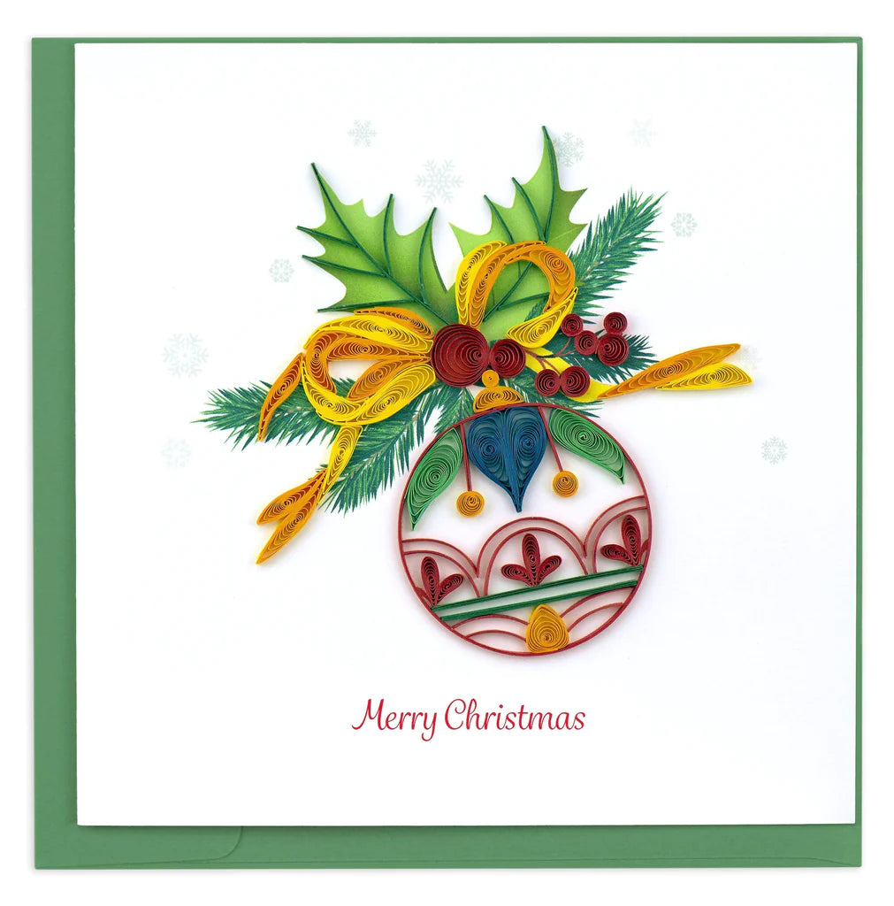 Holiday Square Card by Quilling Card (15 Styles)