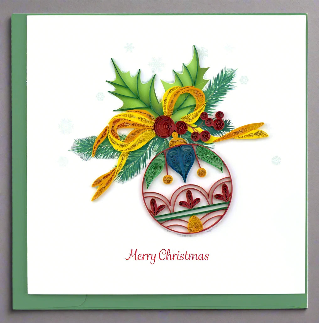 Holiday Square Card by Quilling Card (15 Styles)