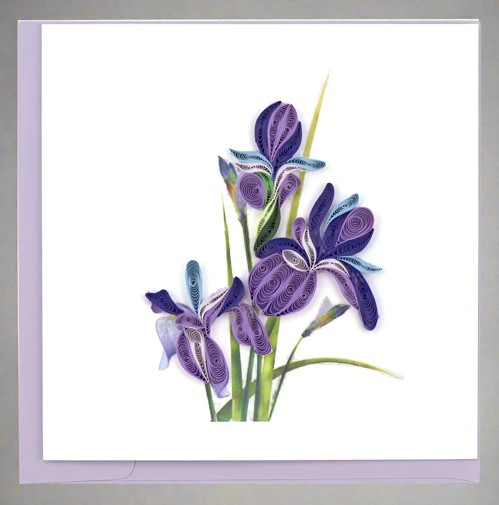 Floral Square Greeting Card by Quilling Card (17 Designs)