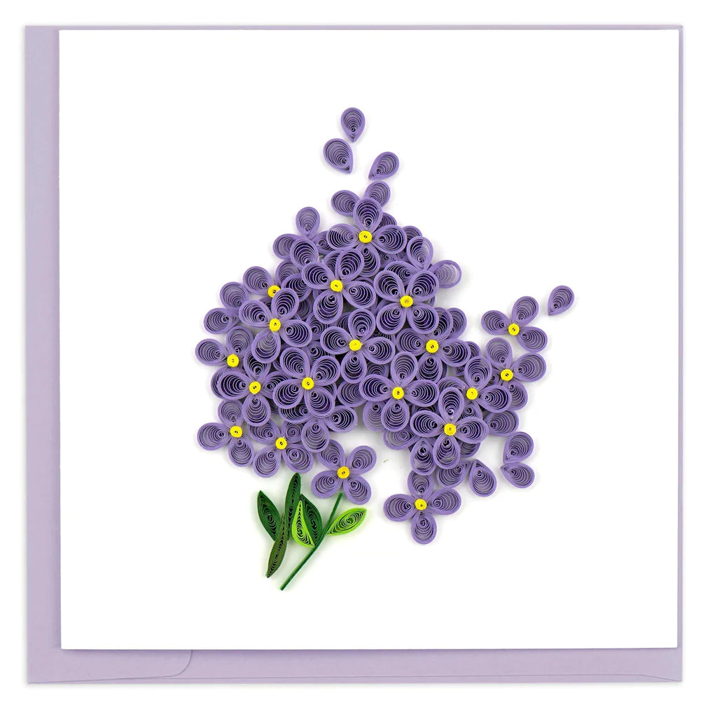 Floral Square Greeting Card by Quilling Card (17 Designs)