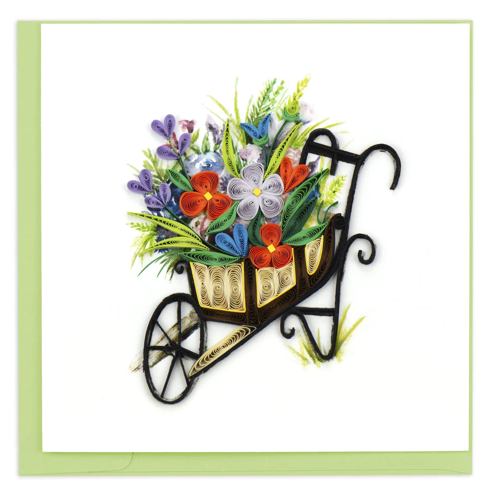 Floral Square Greeting Card by Quilling Card (17 Designs)