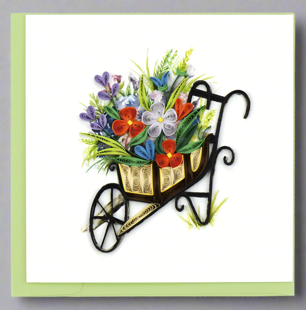 Floral Square Greeting Card by Quilling Card (17 Designs)