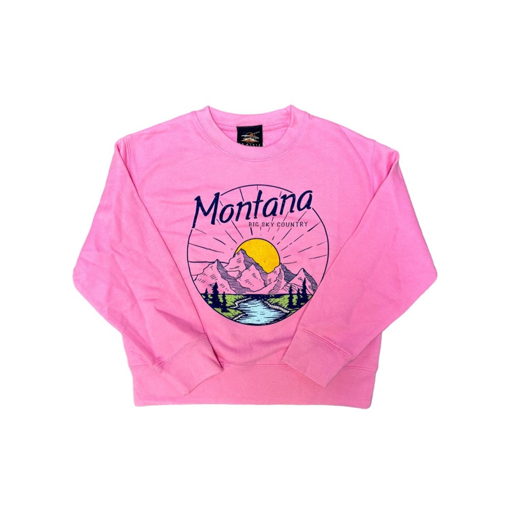 Here Comes the Sun Youth Montana Sweatshirt by Prairie Mountain (2 Colors, 4 sizes)