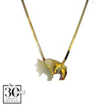 Buffalo Gold Pendant by Sam Ferraro