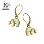 Sam Ferraro Grizzly Gold Earrings