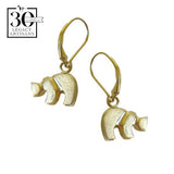 Sam Ferraro Grizzly Gold Earrings