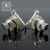 Grizzly Silver Earrings by Sam Ferraro