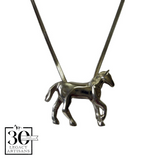 Horse Silver Pendant by Sam Ferraro