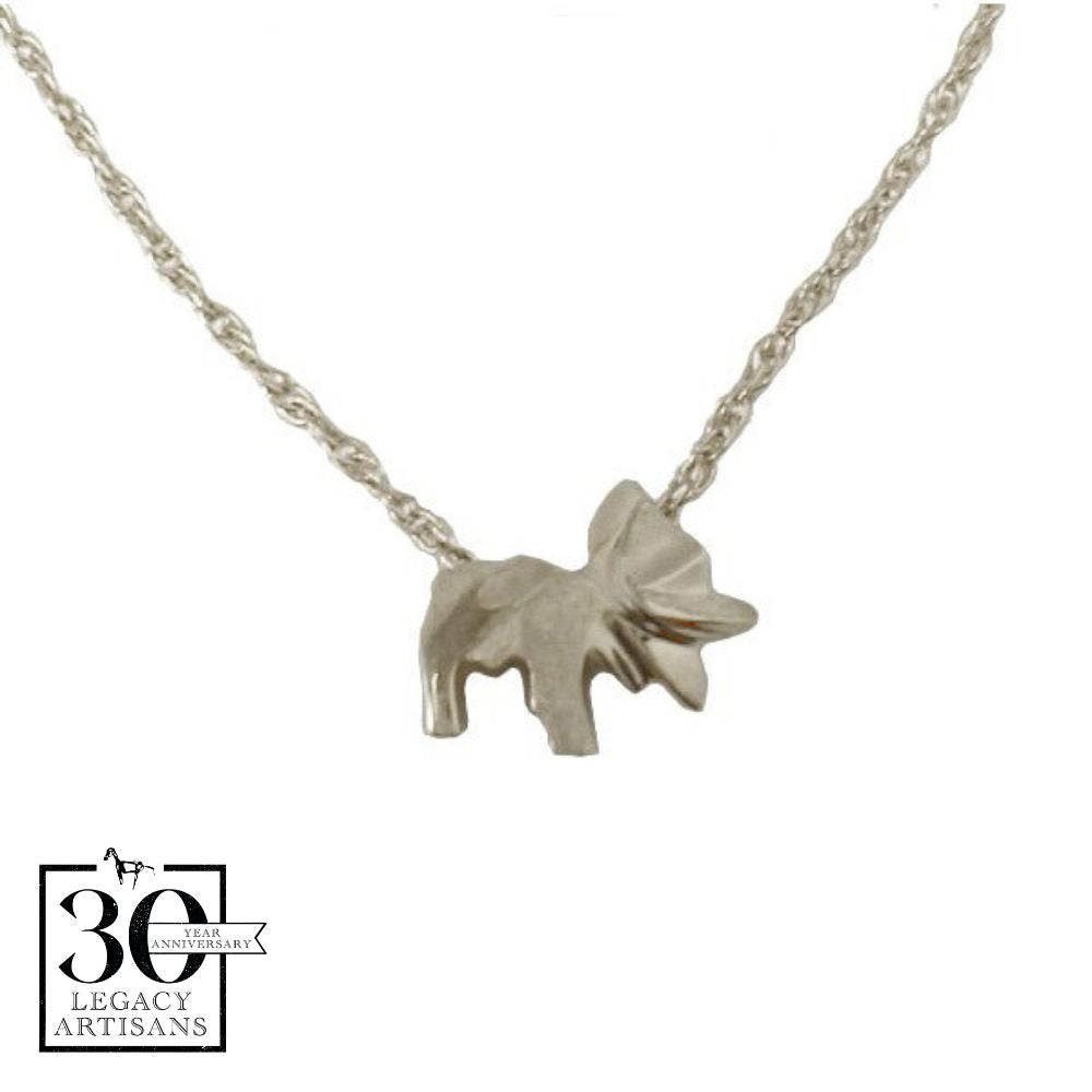 Baby Moose Silver Pendant by Sam Ferraro