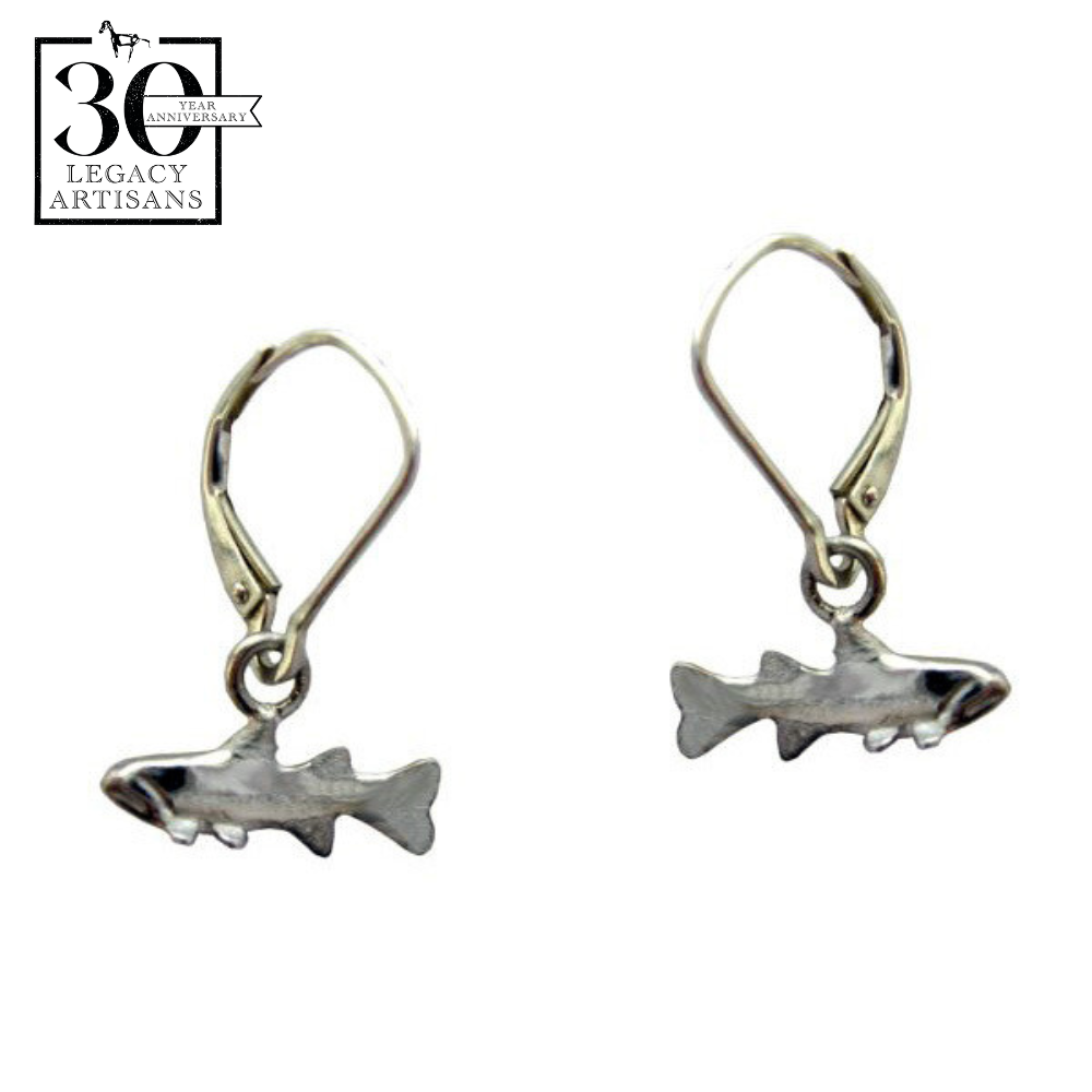 Sam Ferraro Trout Silver Earrings