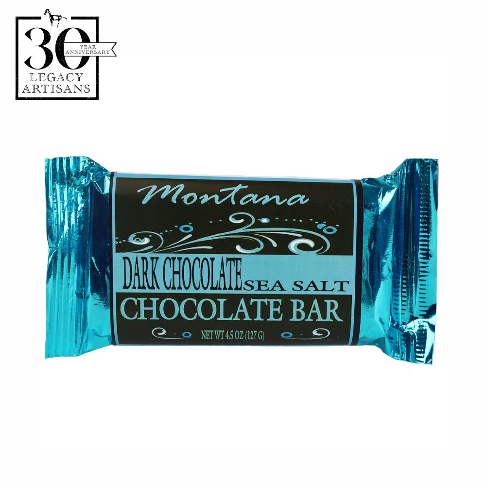 Sea Salt Dark Chocolate Bar by Huckleberry People