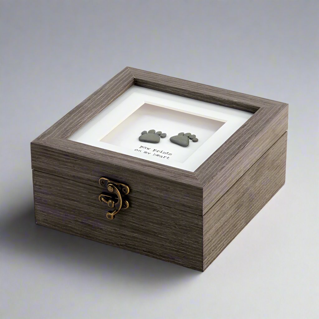 Sharon Nowlan Paw Prints Keepsake Box