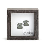 Sharon Nowlan Paw Prints Shadow Box