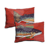 Shelle Lindholm Brookie Fish Pillow