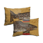 Shelle Lindholm Brown Trout Pillow