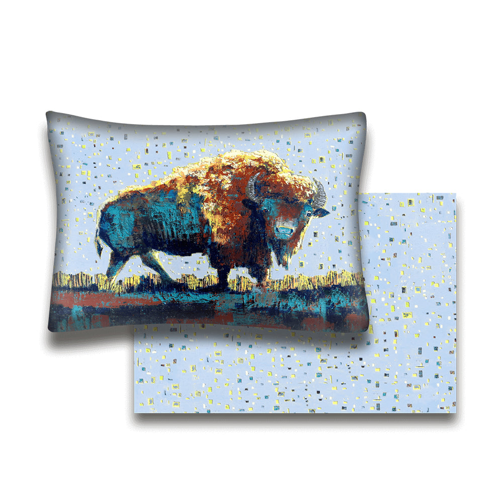 Shelle Lindholm Midnight Buffalo Pillow