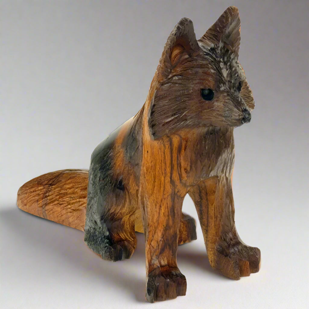 Small Fox Figurine by Earthview Inc.