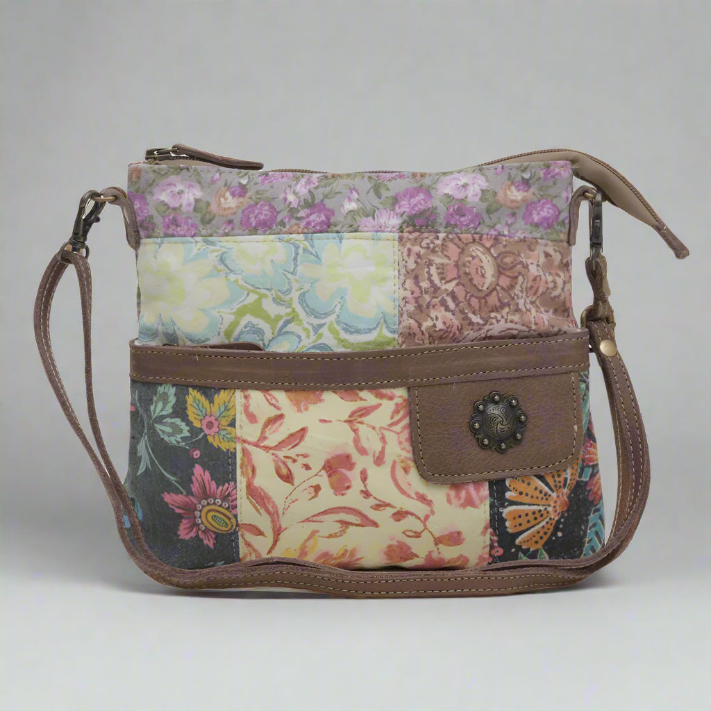 Small La Fleur Crossbody Bag by Myra Bag