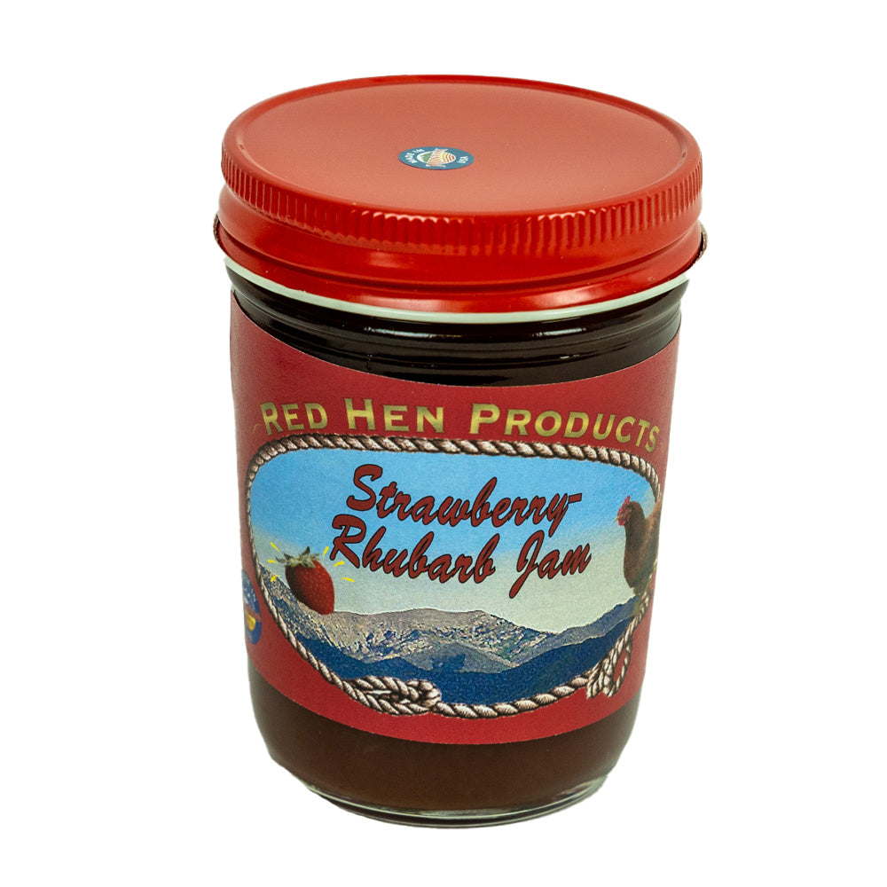 Strawberry Rhubarb Jam by Red Hen Jams