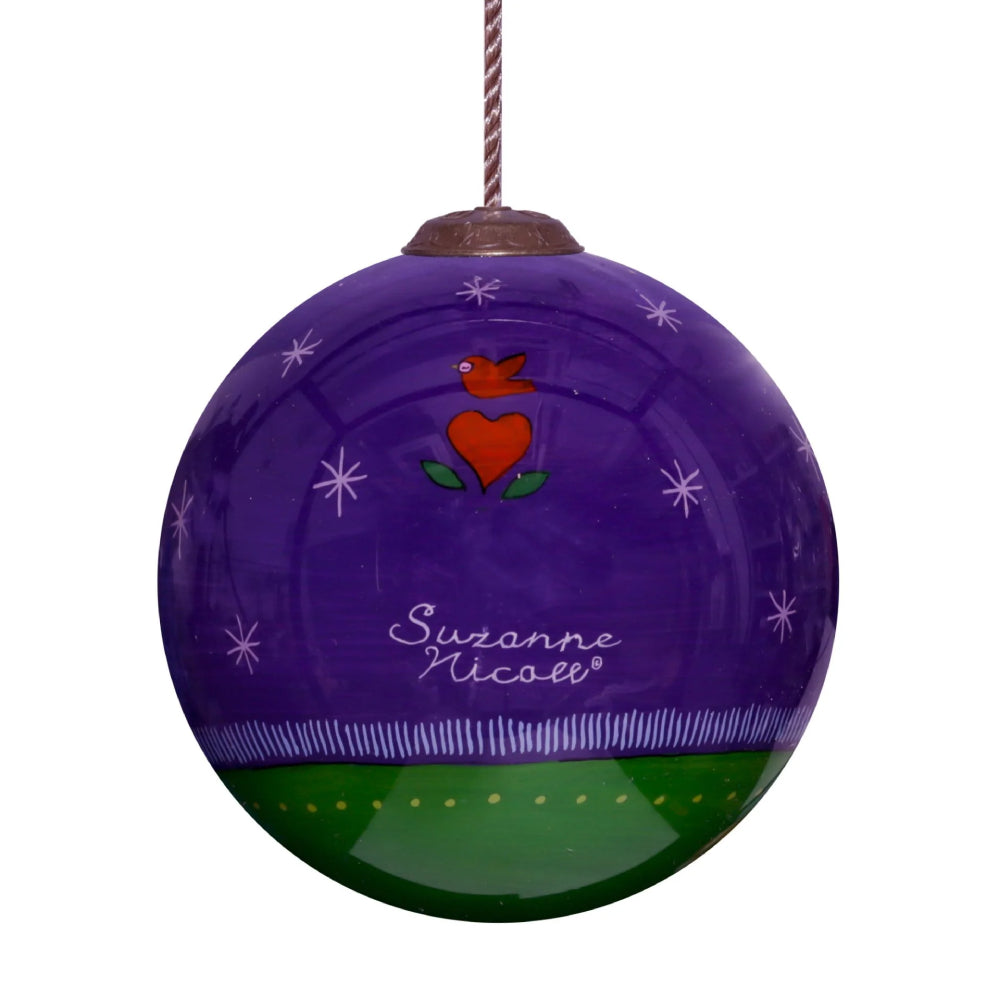 Personalized I Love Makeup Christmas Ornament