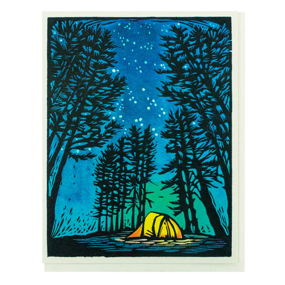 Tent Greeting Card