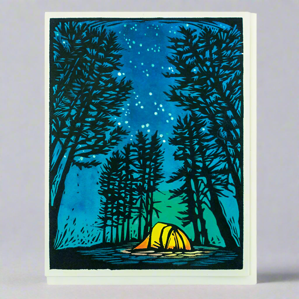 Tent Greeting Card