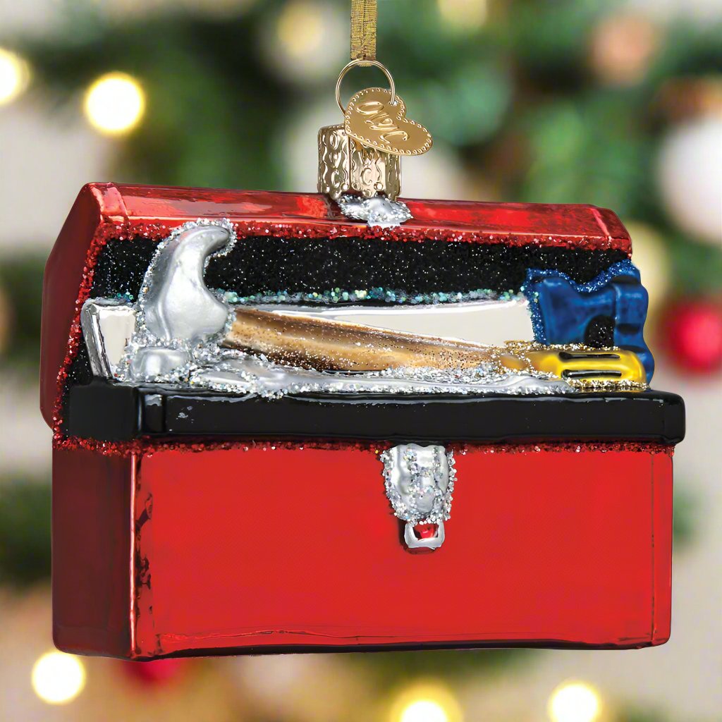 Tool Box Ornament by Old World Christmas