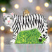 white tiger ornament by old world christmas