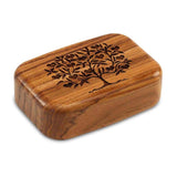 Wide Teak Secret Box by Heartwood Creations (5 Designs)