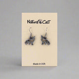 Wolf Dangle Cut Out Earrings 