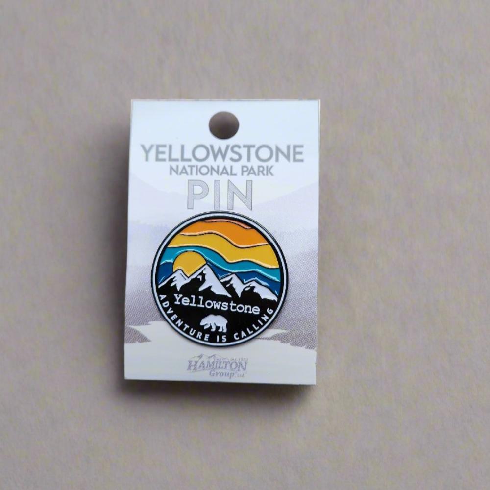 Yellowstone National Park Adventure is Calling Pin