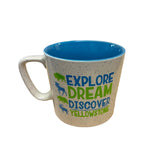 Yellowstone National Park Explore Dream Discover Chalet Mug by The Hamilton Group