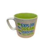 Yellowstone National Park Explore Dream Discover Chalet Mug by The Hamilton Group