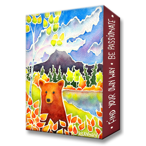 Karen Savory Discover a Hidden Meadow Metal Box Art by Meissenburg Designs