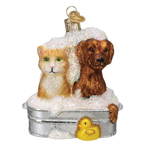 Bubble Bath Buddies Ornament by Old World Christmas