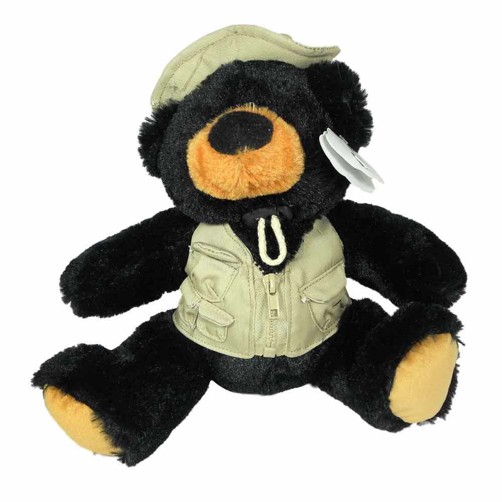 Fishing Bear with Vest & Hat by Wishpets