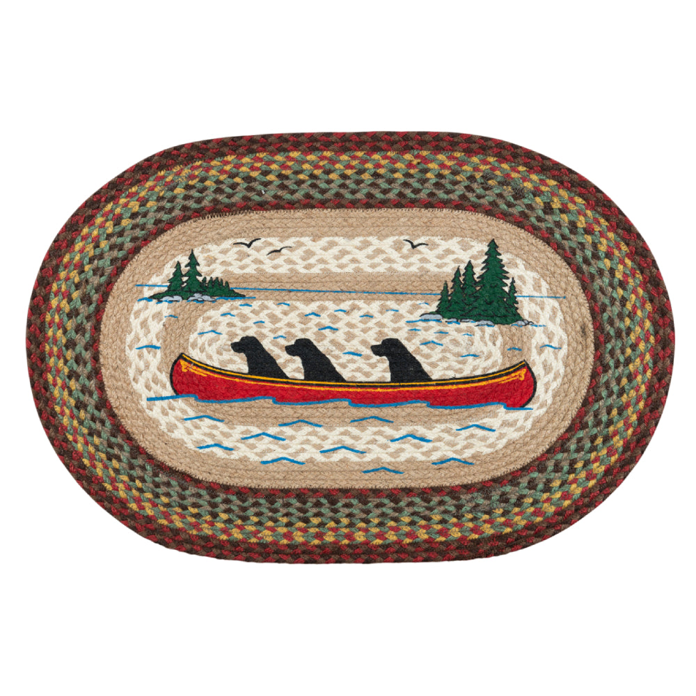 Cat Oval Braided Rug, Capitol Earth Rugs