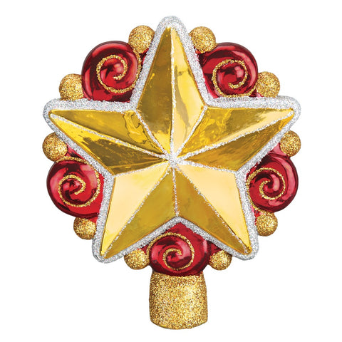 Swirly Star Tree Topper by Old World Christmas at Montana Gift Corral