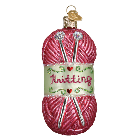 Knitting Yarn Ornament by Old World Christmas