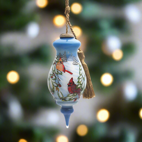 Kathy Goff Cardinals Inner Beauty Christmas Ornament